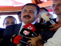 Bakan 500 metrelik su boru mantajı töreninde!