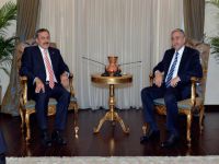 Akıncı, Veysel Eroğlu'nu kabul etti