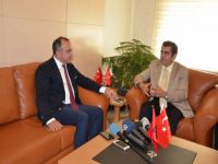 Arnavutluk Büyükelçisi'nden Kayseri Valisi'ne ziyaret
