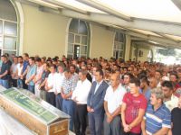 Zonguldak'ta kazad ölen taksici son yolculuğuna uğurlandı