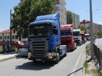 Böyle olur TIR şoförünün düğünü