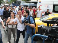 Hastaneye gelenlere polis müdahalesi