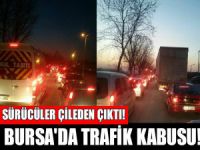 Bursa'da trafik kabusu!