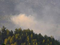 Askeri alanda orman yangını çıktı