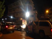 Polis aracına  bomba atıldı