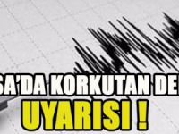 Bursa'da korkutan deprem tespiti!