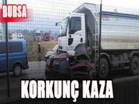 Bursa'da korkunç kaza...