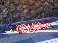 ODTÜ tel örgüsündeki bomba süsü verilmiş piknik tüpü polisi alarma geçirdi