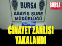 Bursa'da firari cinayet zanlısı