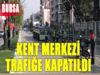 Bursa'da trafiğe Erdoğan düzenlemesi!