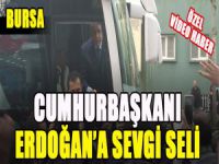 Erdoğan'a sevgi seli