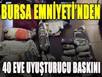 Bursa'da uyuşturucu ile mücadele