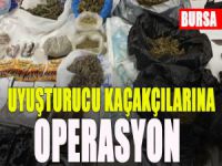 Bursa'da narkotimden operasyon