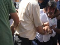 Şehit cenazesi sonrası gerginlik çıktı