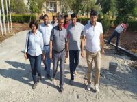 Anıtpark’taki çalışmaları denetledi