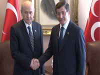 Bahçeli-Davutoğlu görüşmesi başladı