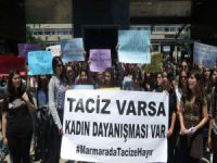 Üniversite'de 'Taciz' protestosu