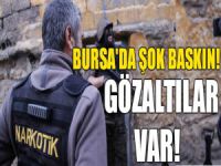 Bursa'da narkotik baskını!