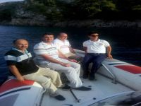 Çiçek, Gökova Körfezi'nde incelemelerde bulundu