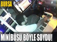 Bursa'da minibüste hırsızlık!