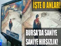 Bursa'da yaşanan hırsızlık kamerada!