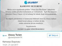 Ulusoy'dan "iflas" açıklaması