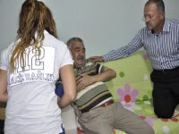 Şehit Er Erüstün’ün Afşin'deki dedesine ve ninesine sakinleştirici verildi