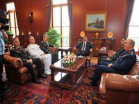 TSK'nın yeni komuta kademesini kabul etti