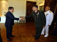 Genelkurmay Başkanı ve kuvvet komutanlarını kabul etti