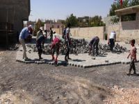 Akçakale sokakları parke taşı ile döşeniyor
