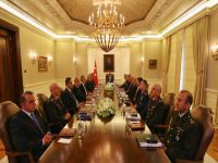 Davutoğlu, savunma brifingi aldı