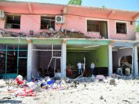 Bomba yüklü araç savaş alanına çevirdi