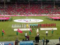 Atatürk Stadı'nda, teröre  tepki