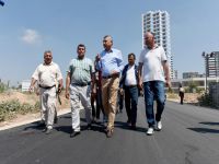 Başkan Karalar, asfalt çalışmalarını denetledi