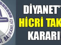 Diyanet'ten Hicri Takvim kararı! Bakan açıkladı