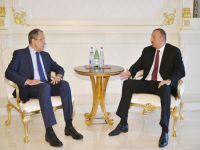 Aliyev, Lavrov'u kabul etti