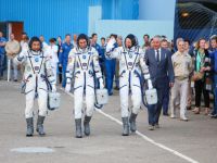 3'üncü astronotu uzaya gitti