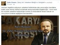 Baro başkanı yolda gördüğü hasta kediyi aracına alıp tedavi ettirdi