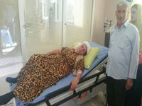 Nusaybin’de yaşlı kadının başına gaz fişeği isabet etti