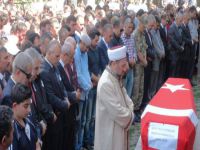 Şehit, bir hafta önce ölen annesinin yanına defnedildi