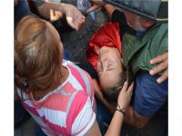 DİSK önünde zincirli eylem gerginliği