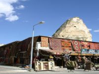 Kapadokya'da el dokuma halılar turistlerin gözdesi oldu