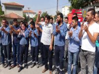 MEDAŞ işçileri, düşük maaş aldıkları gerekçesiyle iş bıraktı