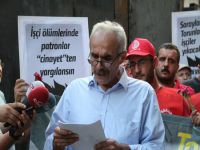 Asansör faciası protesto edildi