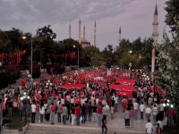 Edirne teröre karşı tek yürek oldu