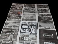Gaziantep'te yerel basından teröre 'siyah beyaz' tepki