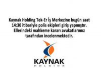 Kaynak Holding’e polis baskını