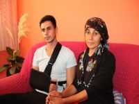 Yaralı Uzman Çavuş, baba evine getirildi