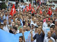 HDP binasını basıp Türk bayrağı astılar