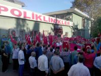 Bursa Devlet Hastanesi şehitler için..